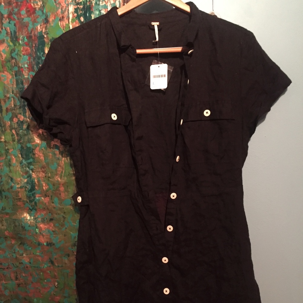 Free People Black Dress